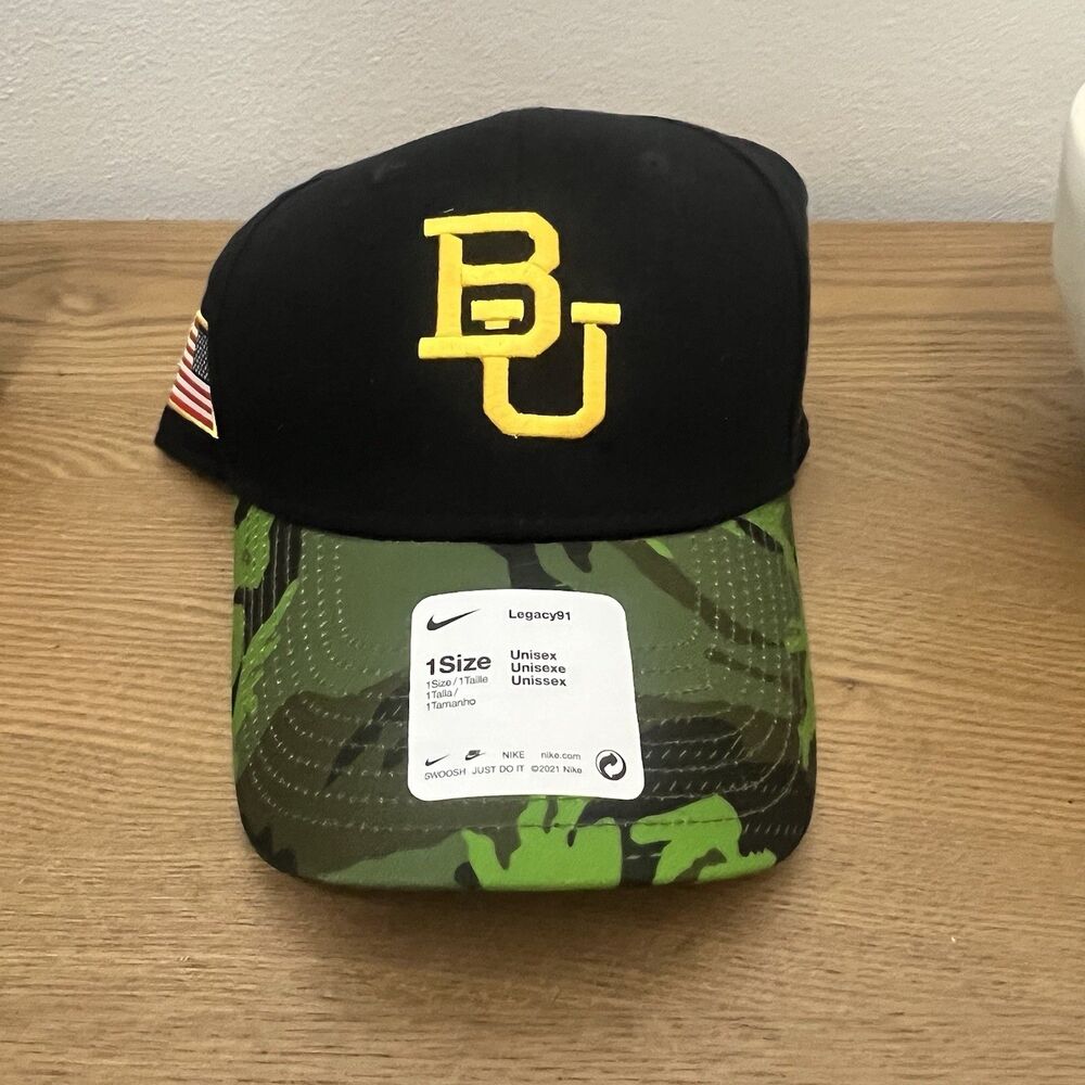 Baylor Bears Nike Trucker Hat Camo Salute To Service Legacy91  College Football